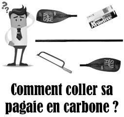 Comment coller sa pagaie carbone ?
